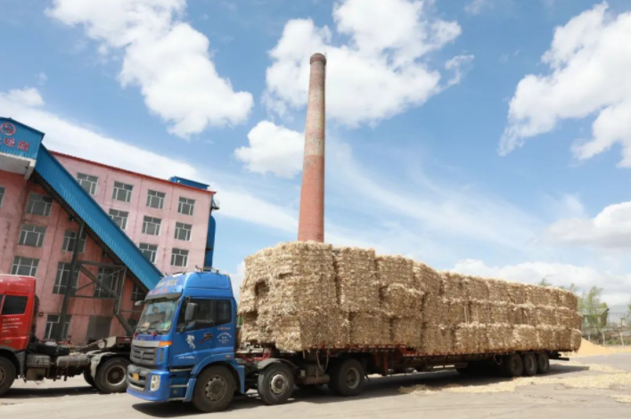 秸稈捆包倉儲(chǔ)